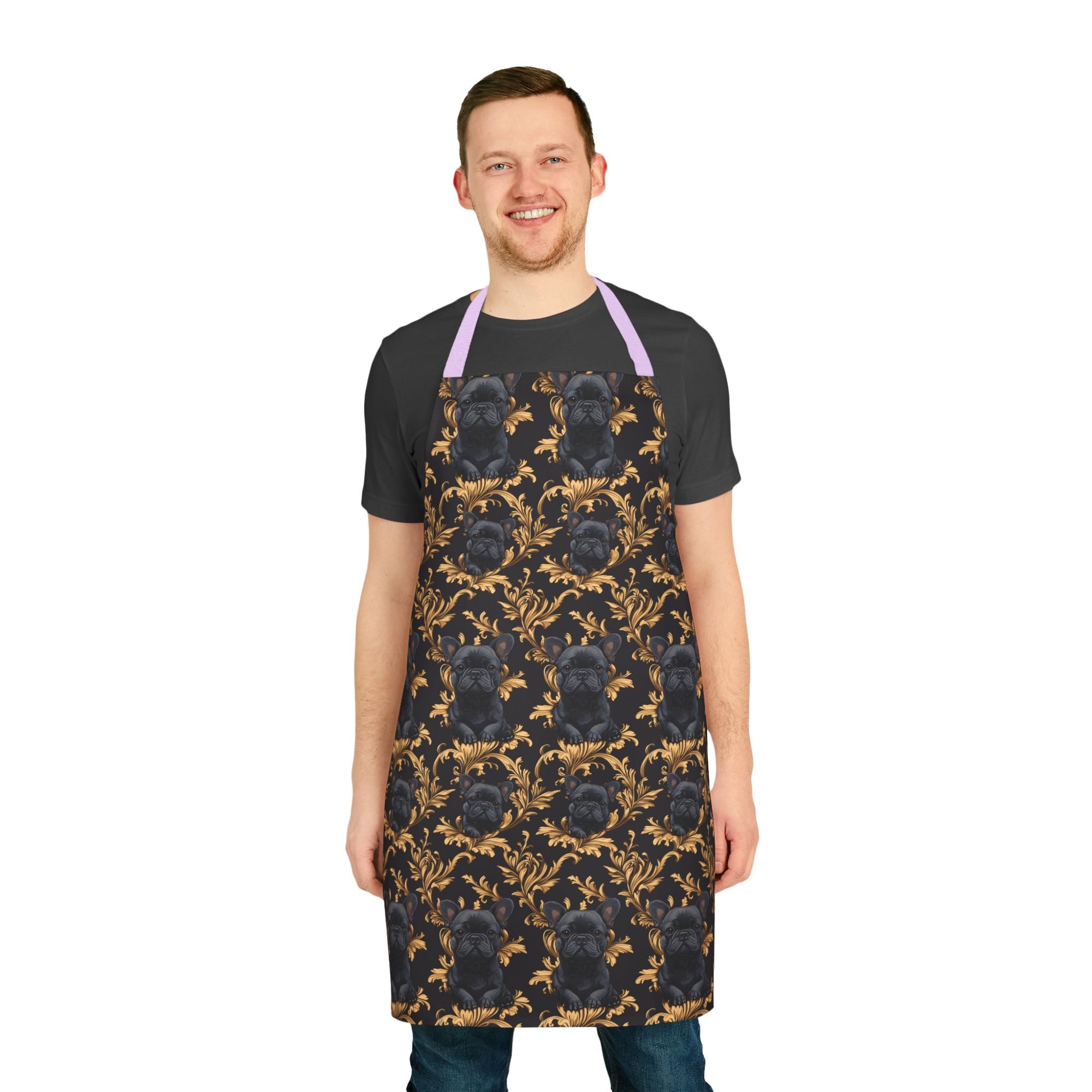 Regal Frenchie Noir Elegance Apron