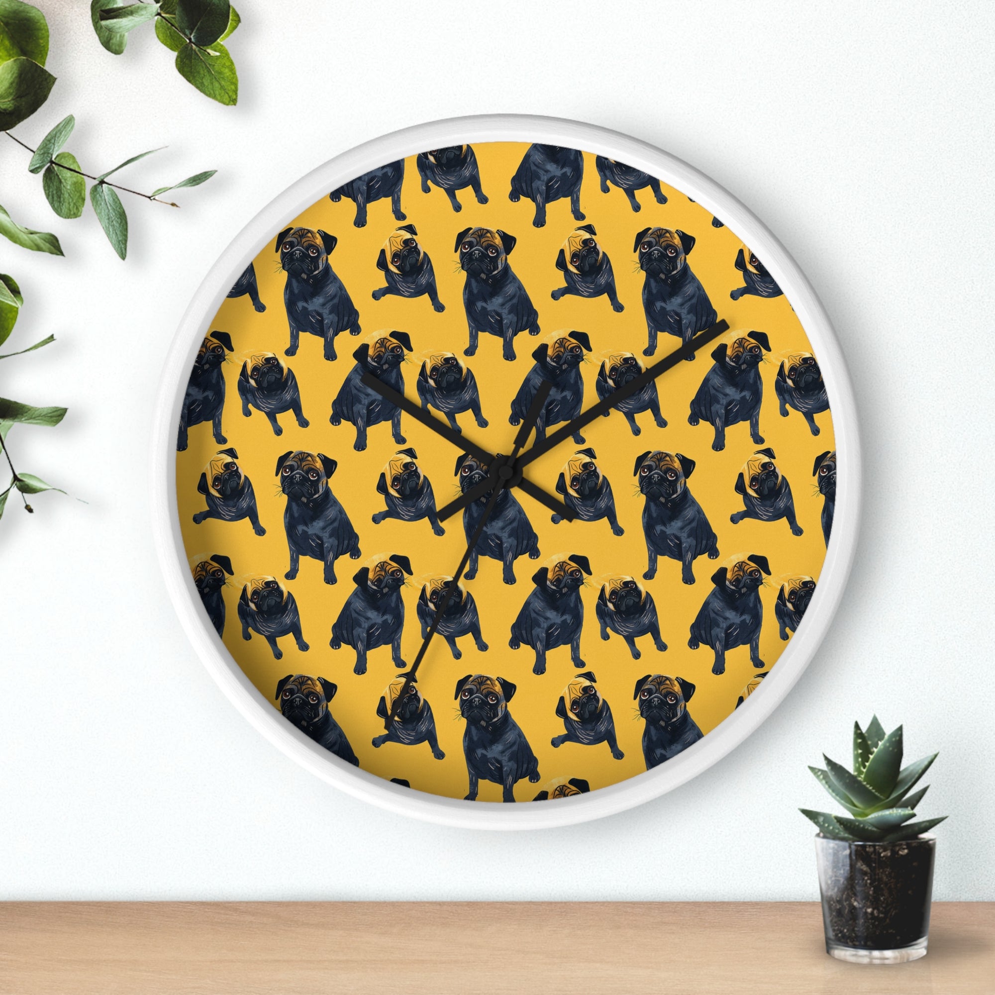 Puglet Posh Paradise Wall Clock