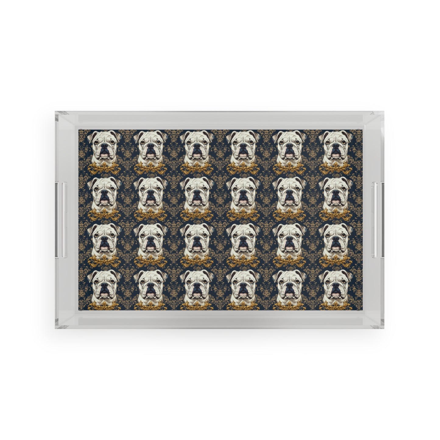 Wildwood Wanderlust Bulldog Acrylic Serving Tray