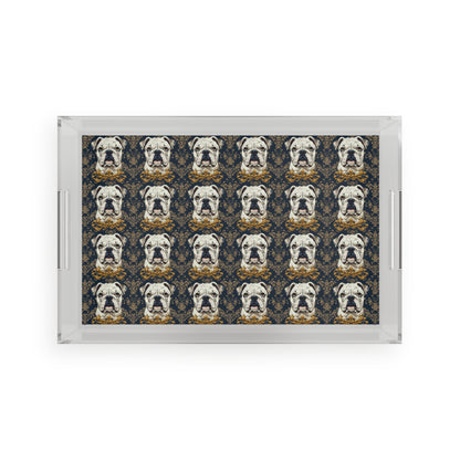 Wildwood Wanderlust Bulldog Acrylic Serving Tray