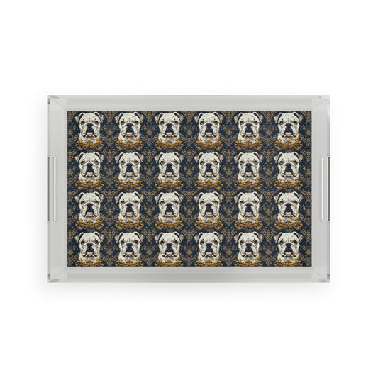 Wildwood Wanderlust Bulldog Acrylic Serving Tray