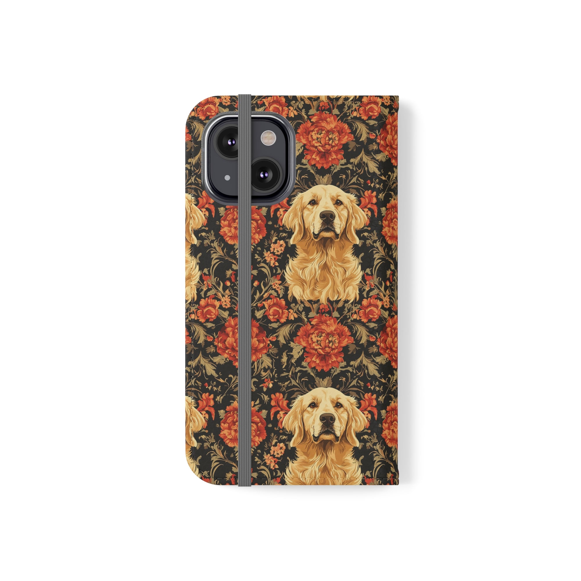 Golden Pawsatronic Tapestry Flip Cases