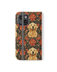 Golden Pawsatronic Tapestry Flip Cases