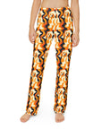 Golden Woof Abstract Glamour Kids Pajama Pants