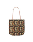 Blossoming Labradors Bouquet Canvas Tote Bag