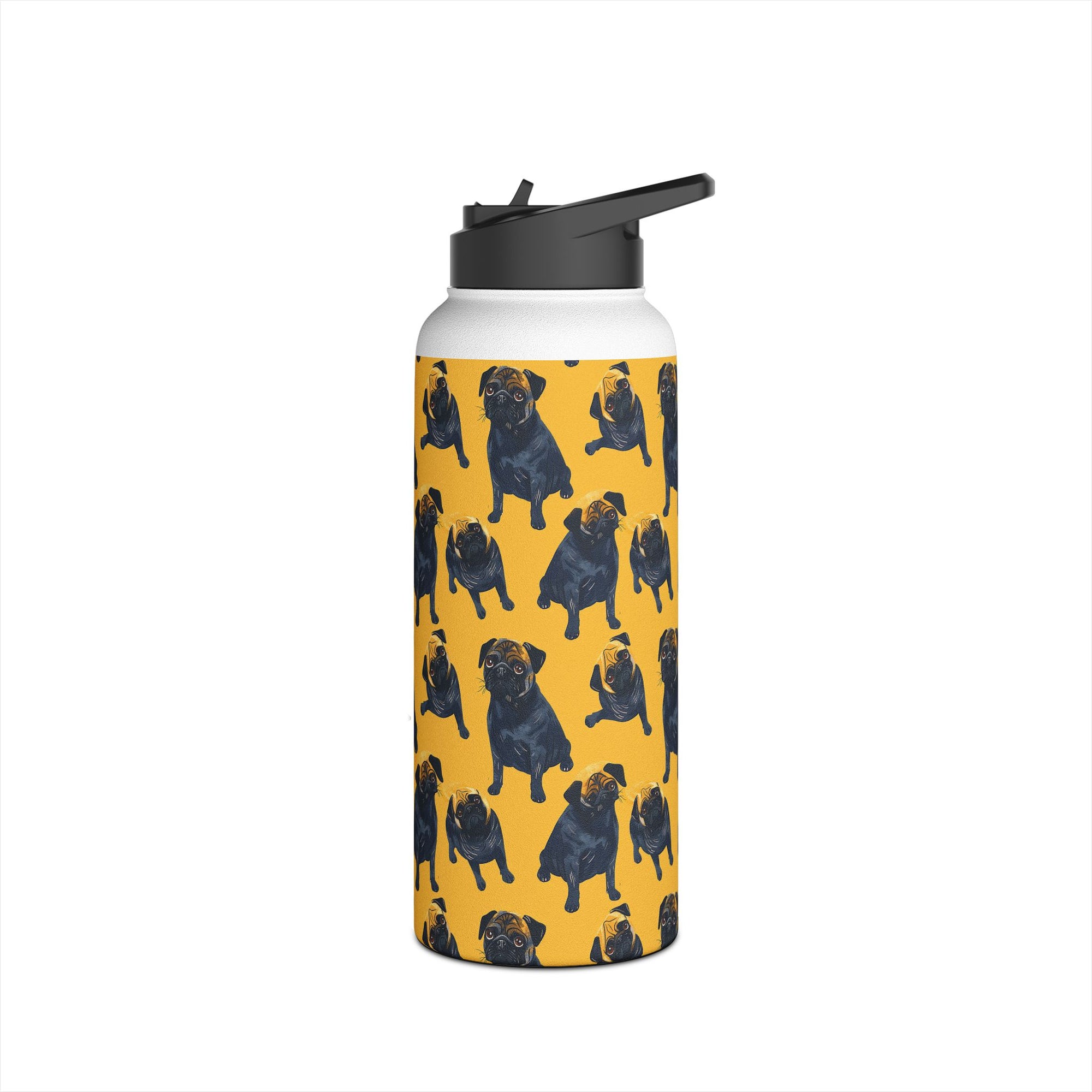 Puglet Posh Paradise Stainless Steel Water Bottle