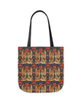 Yorkie Charm Twins Canvas Tote Bag