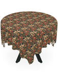 Blooming Pug Paradise Tablecloth