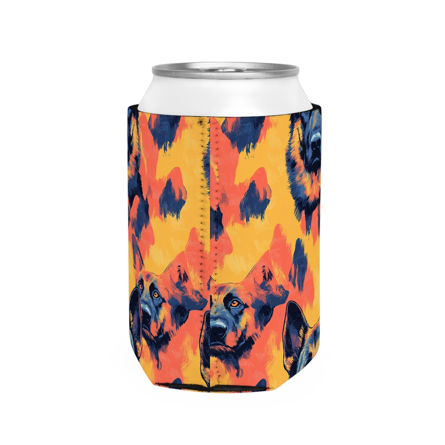 Impressionistic German Shepherds Can Cooler Sleeve