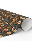 Dazzling Dachsund Blossoms & Foliage Wrapping Paper