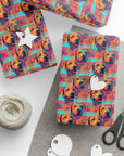 Rustic Charm Labrador Chic Wrapping Paper