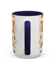 Golden Glamour Paws - Luxe Licks for Regal Retrievers Accent Coffee Mug