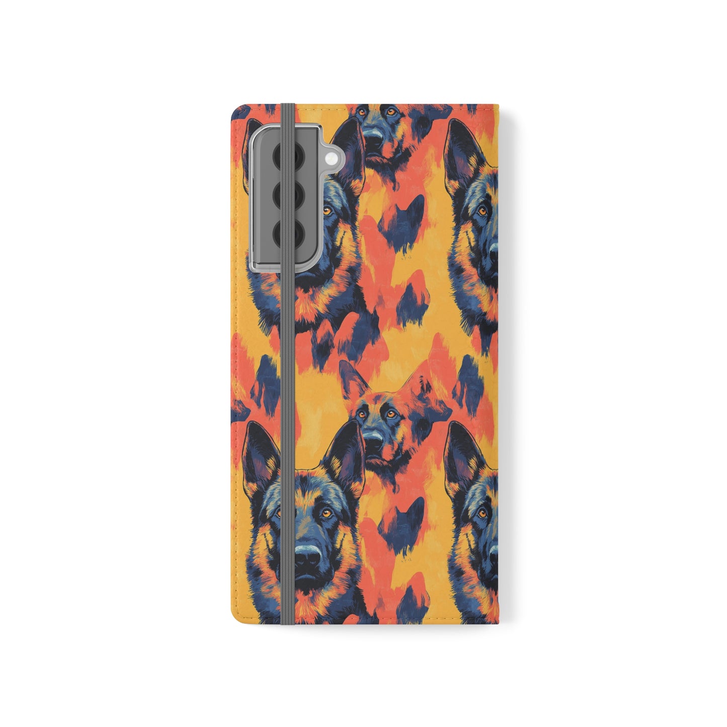 Impressionistic German Shepherds Flip Cases