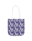 Funky Geometric Boxerista Canvas Tote Bag