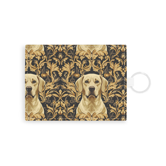 Royal Pawsitivity Labs Leather Card Holder