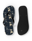 Frenchie Celestial Soar Flip Flops