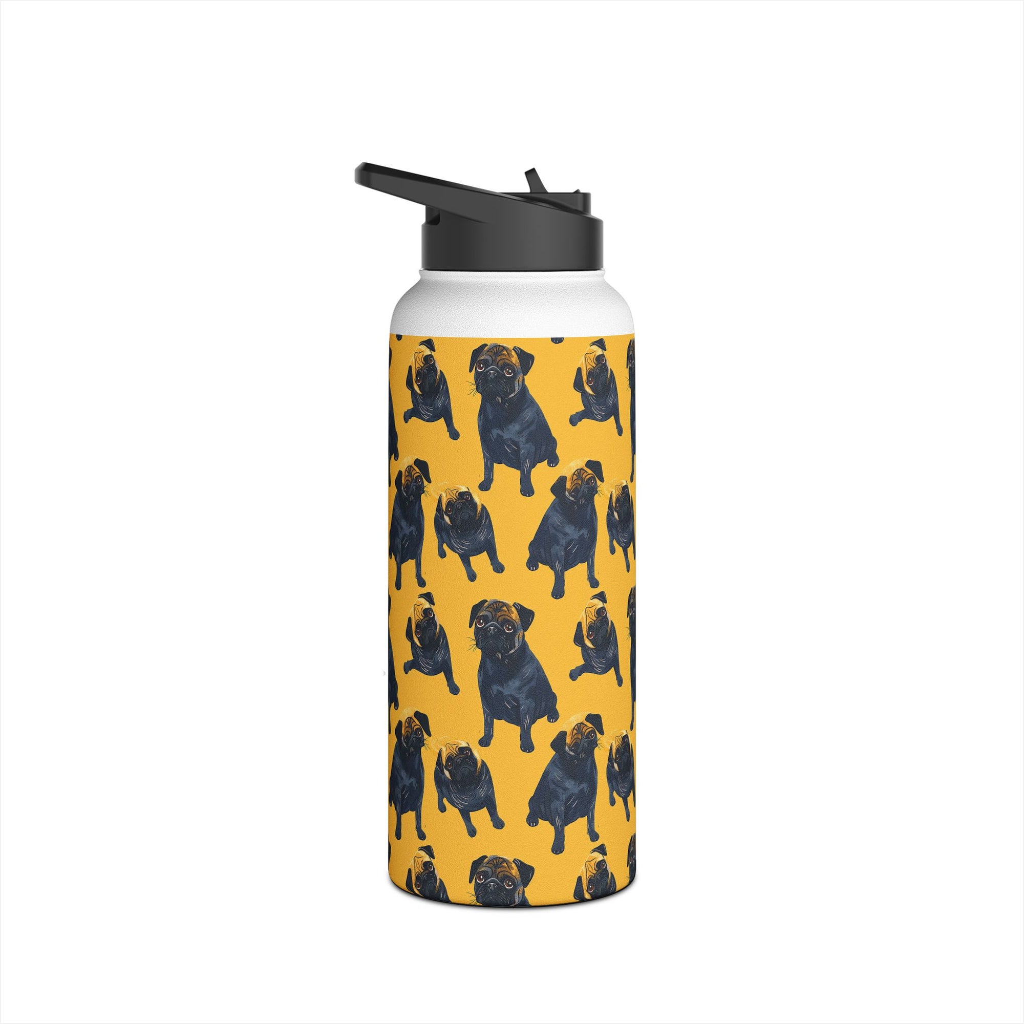 Puglet Posh Paradise Stainless Steel Water Bottle