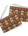 Golden Pawsatronic Tapestry Clutch Bag