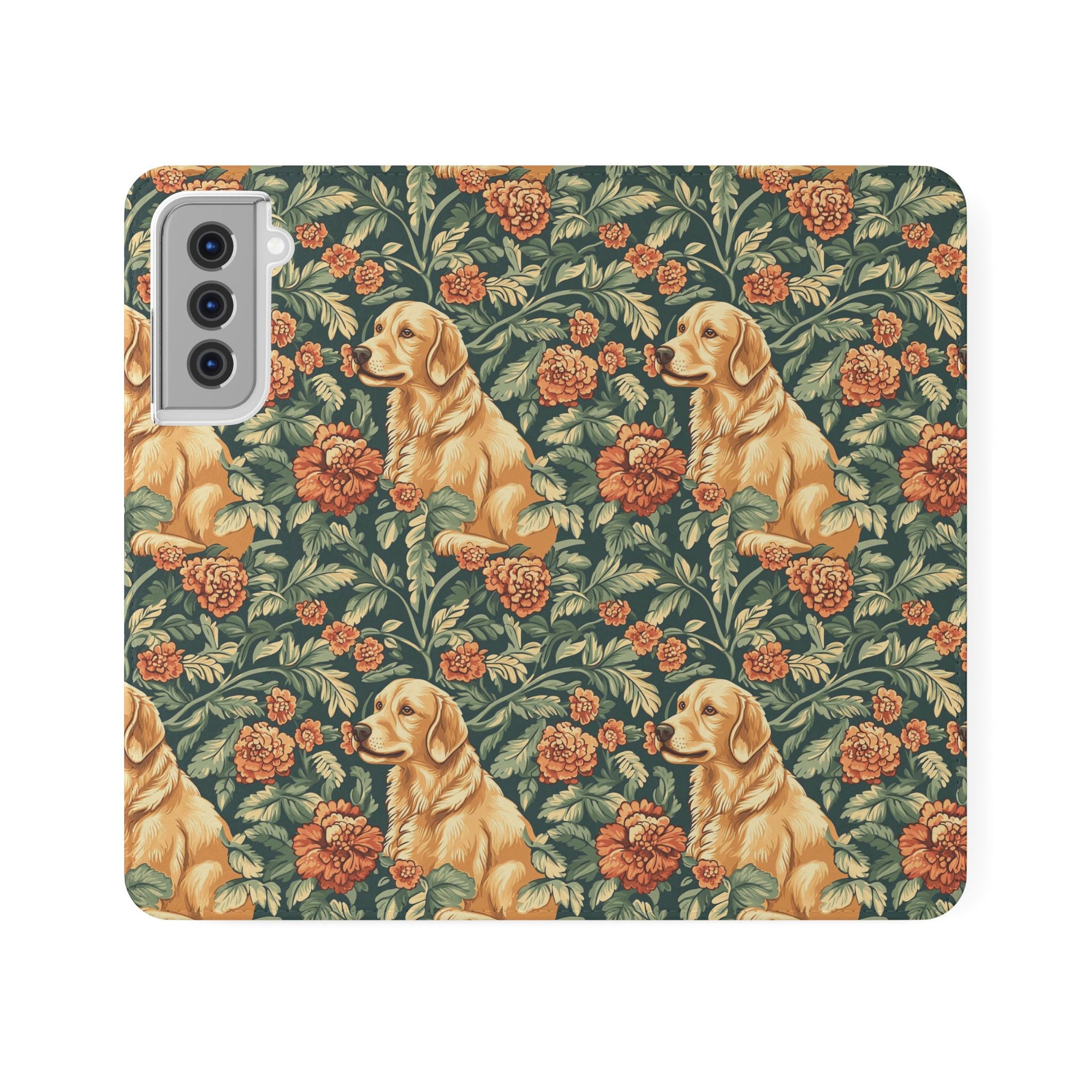 Blooming Goldie Glam Flip Cases