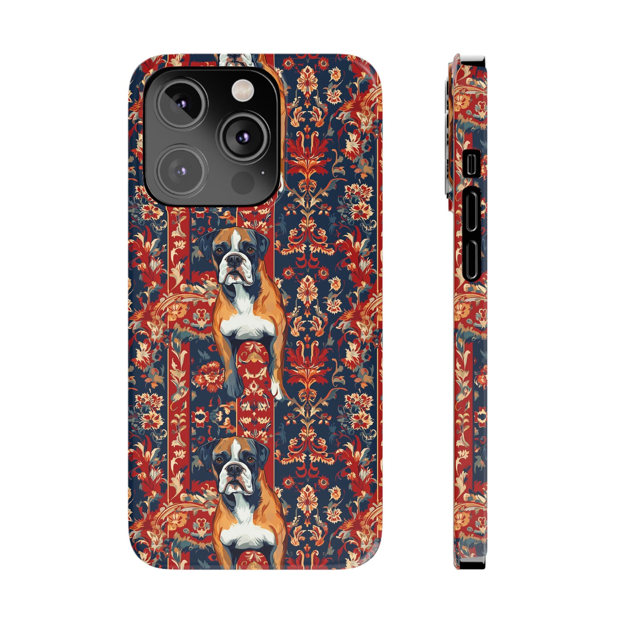 Boxer Blossom Tapestry Delight Slim Phone Cases