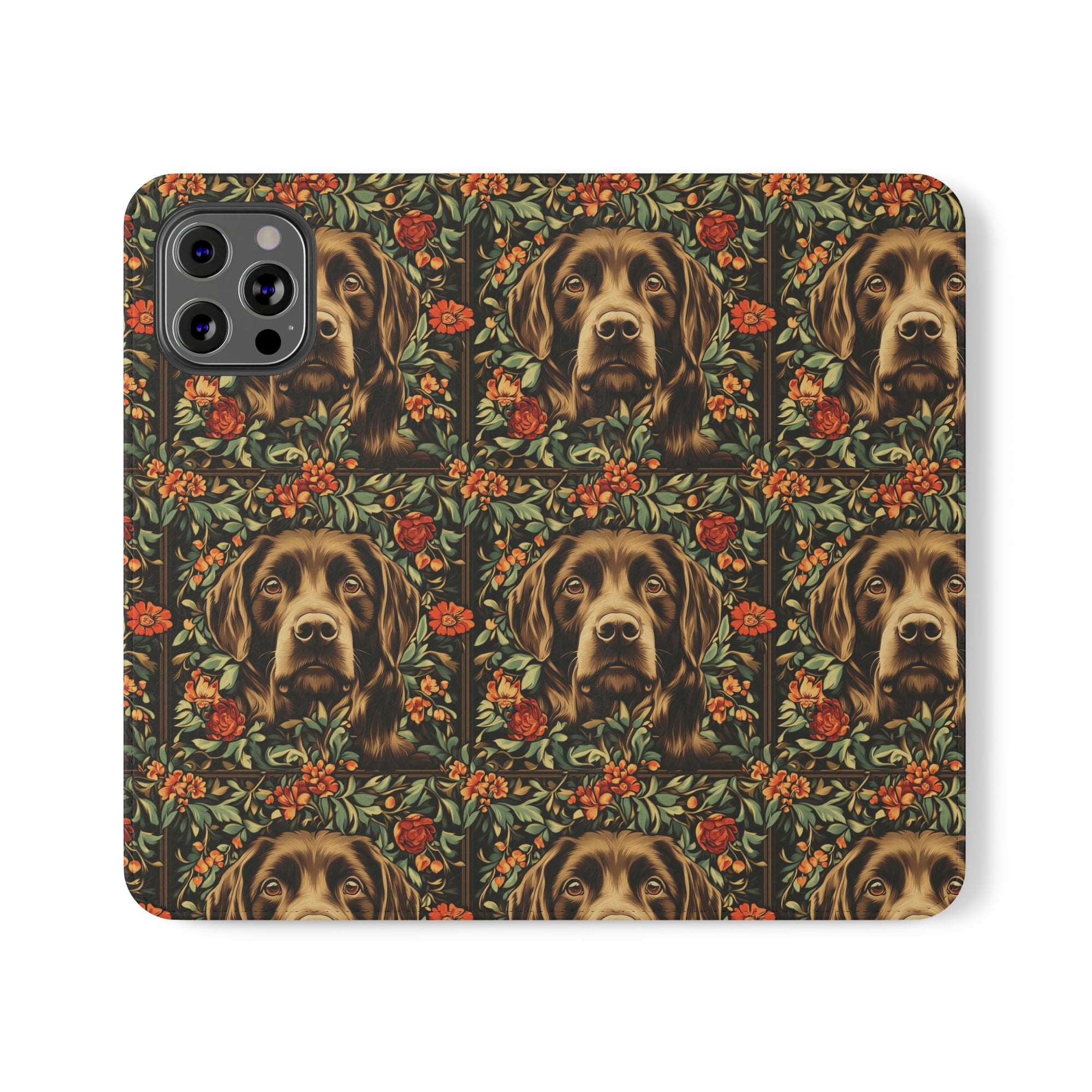 Labrador Lush Pooch Tapestry Flip Cases