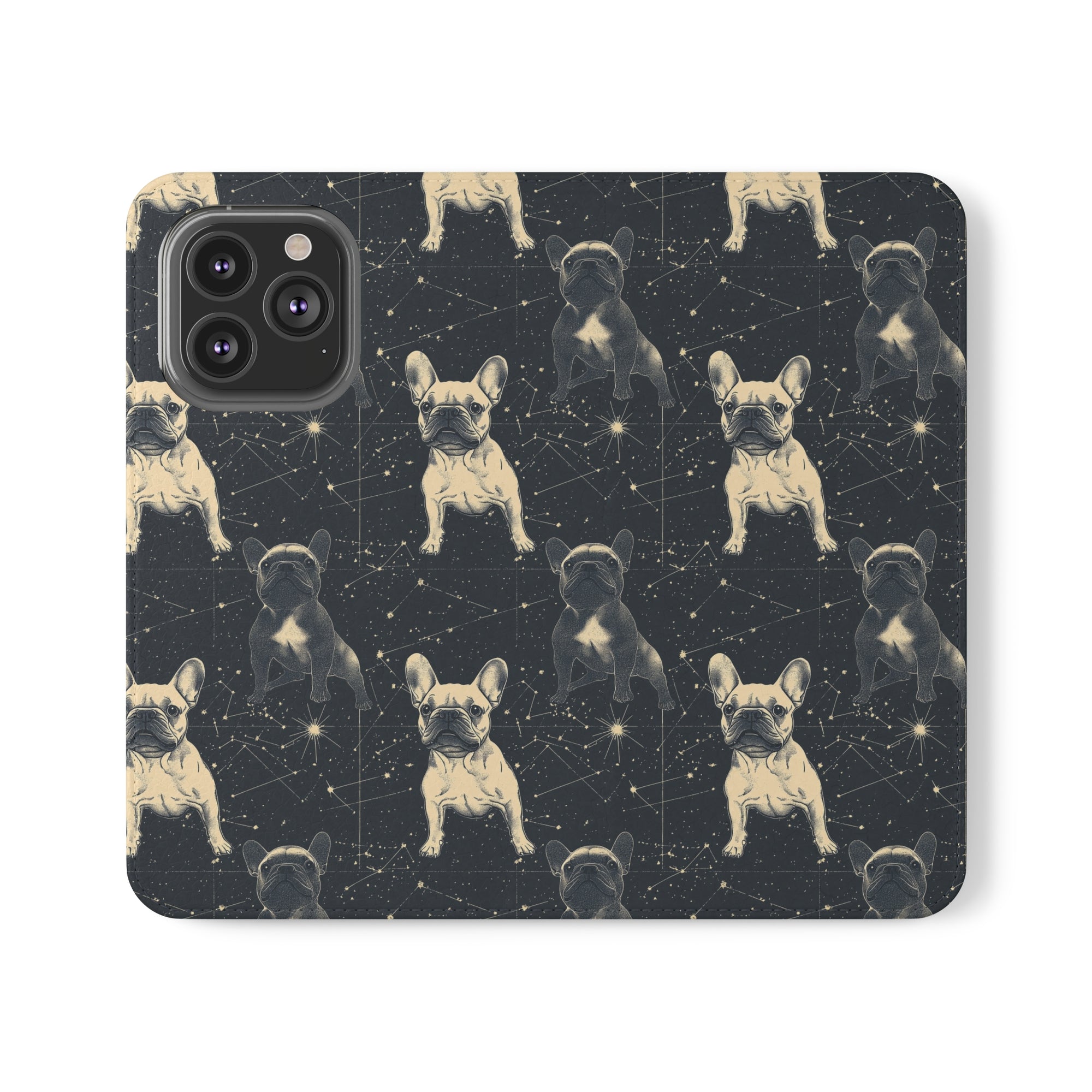 Frenchie Celestial Soar Flip Cases