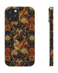 WhimsiWooly Shepherd Spritz Slim Phone Cases