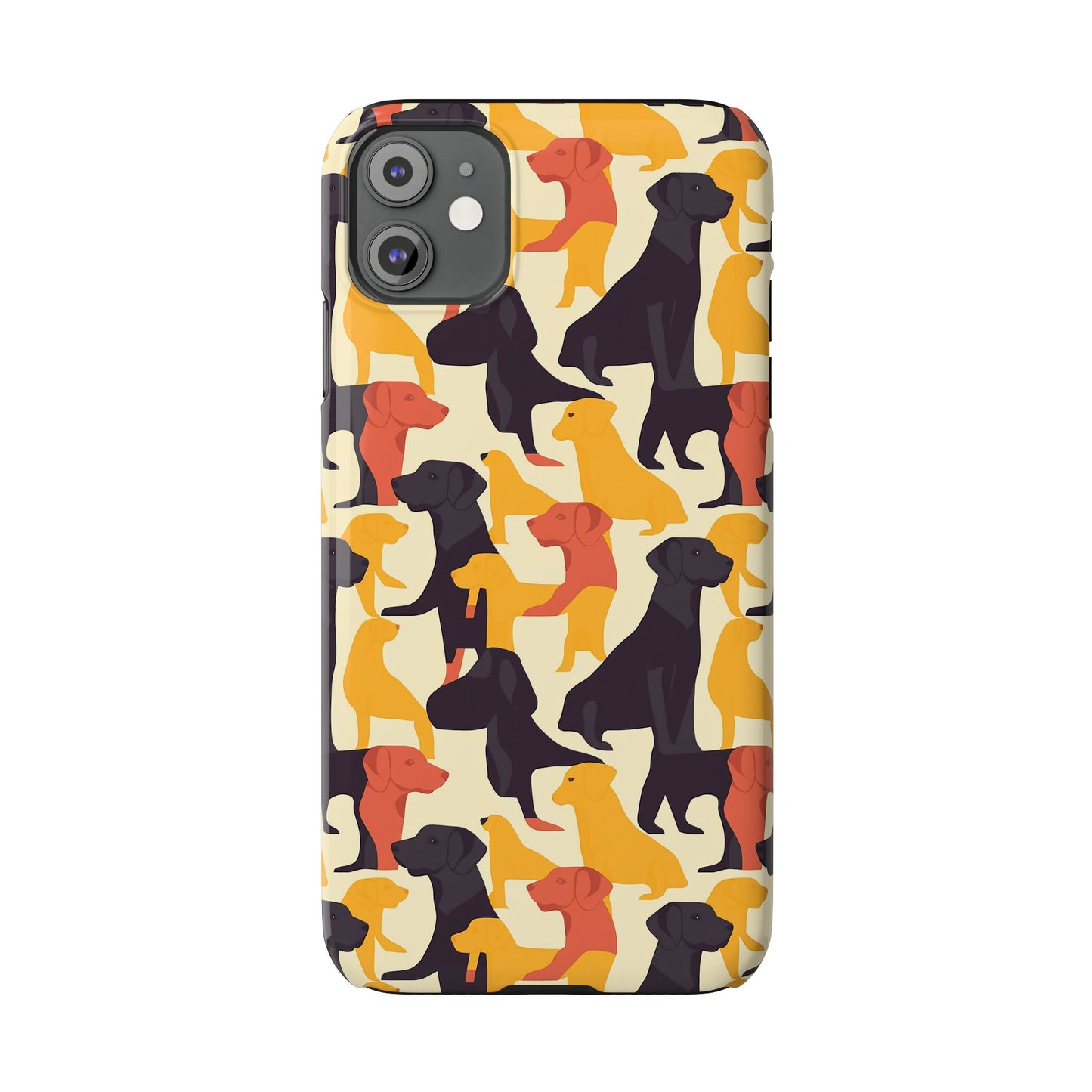 Modern Charm Labrador Chic Slim Phone Cases