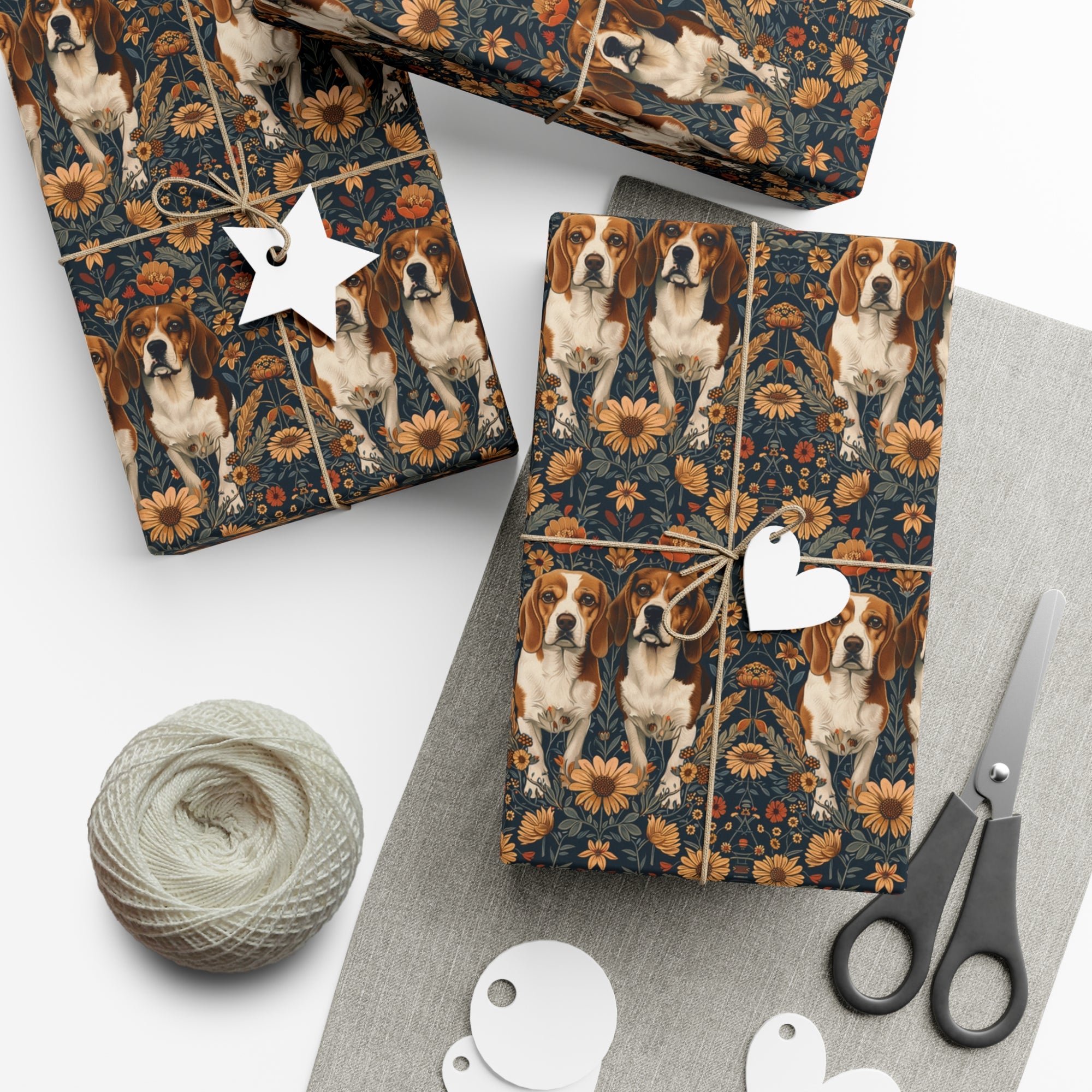 Beagle Buddies Meadow Magic Gift Wrap Papers