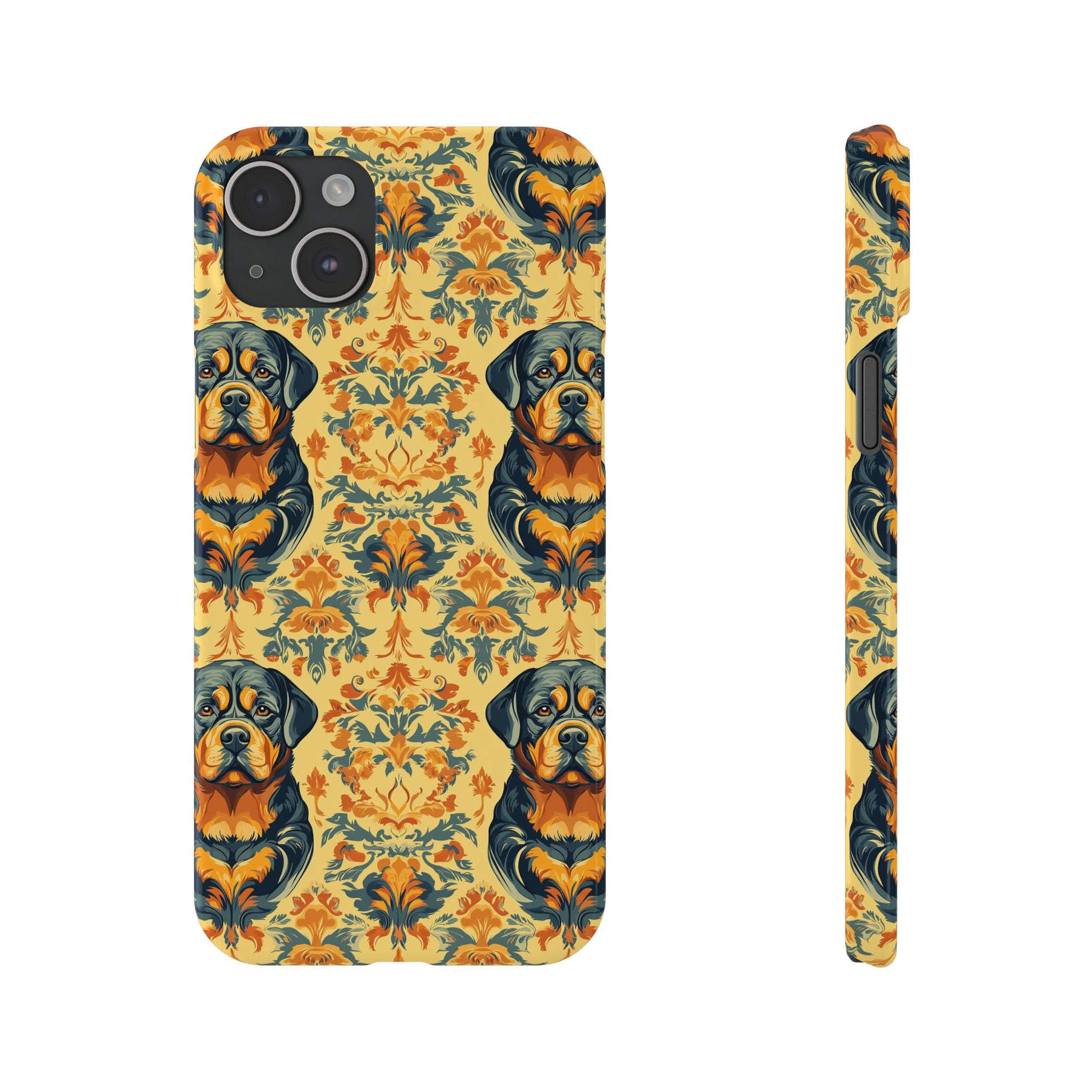 Royal Rottie Regalia Slim Phone Cases