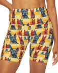 Dane-tastic Marvelous Mutt Mode High Waisted Yoga Shorts