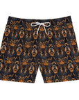 Modern Rottweiler Royalty Men's Mid-Length Swim Shorts