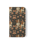 Beagle Blossom Bonanza Flip Cases