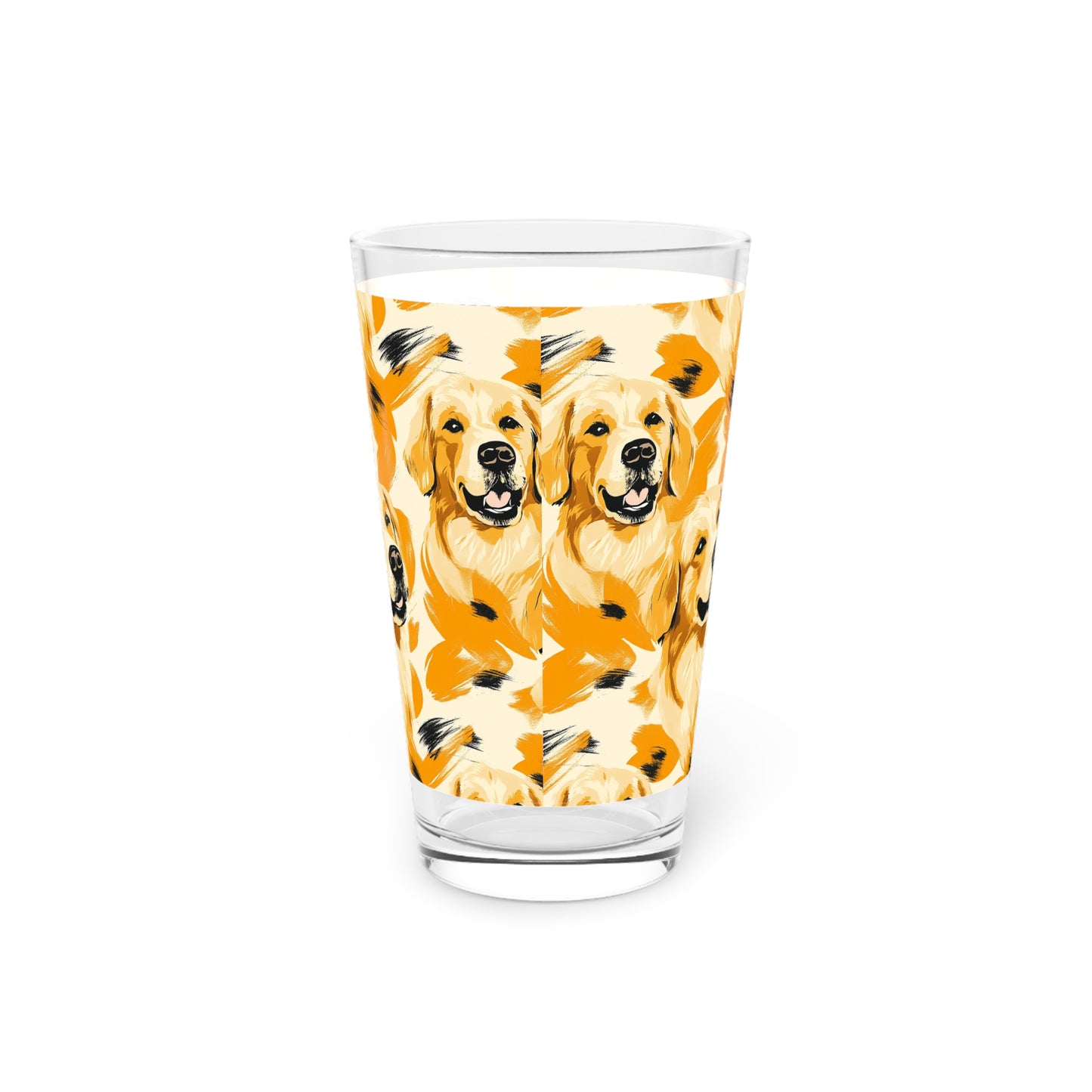 Golden Glitz 'n Glamour Woofwear Pint Glass