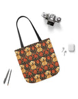 Golden Pawsatronic Tapestry Canvas Tote Bag