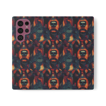 Rustic Rottie Charm Flip Cases