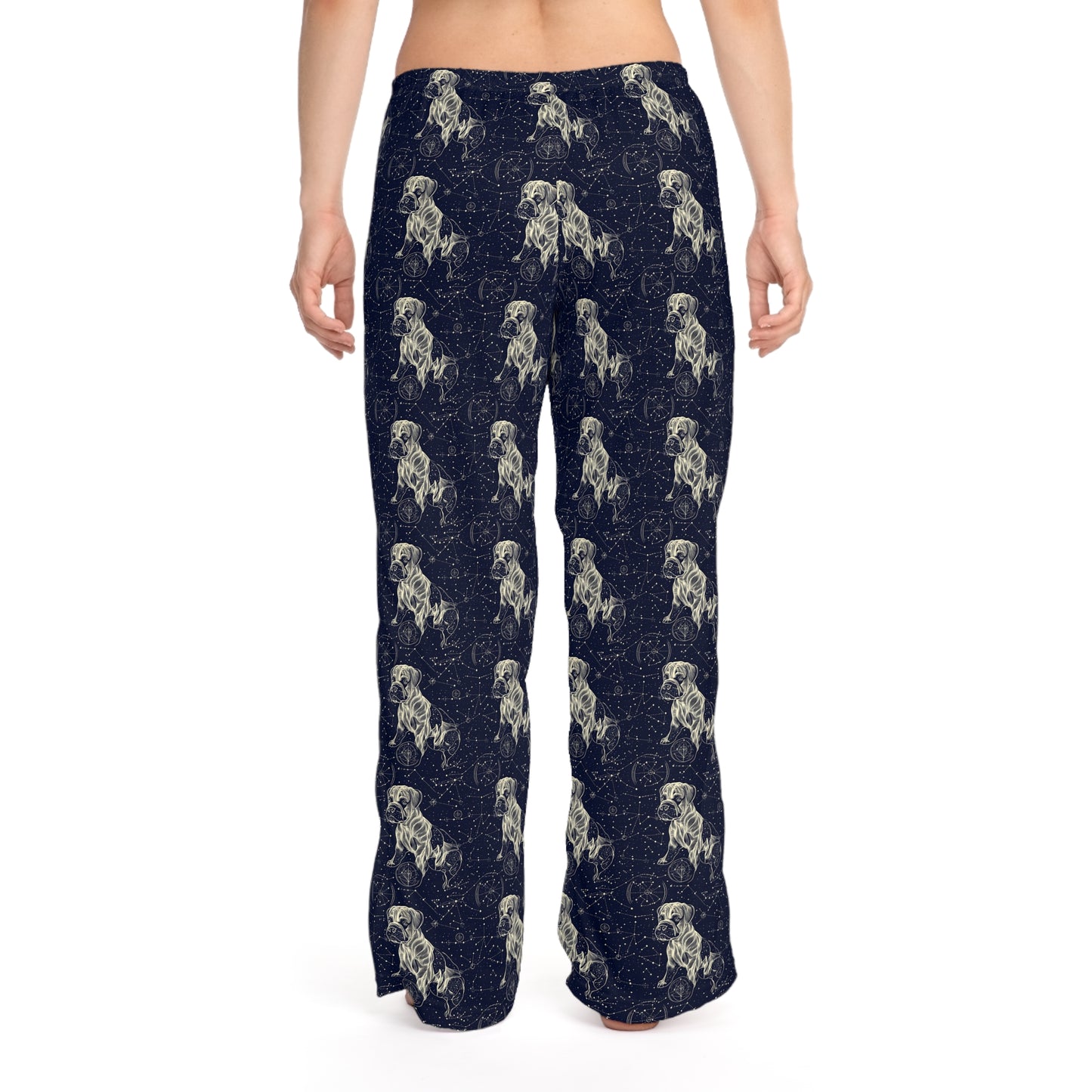 Celestial Boxer Bliss Women's Pajama Pants