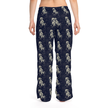 Celestial Boxer Bliss Women's Pajama Pants