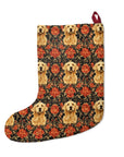 Golden Pawsatronic Tapestry Christmas Stockings