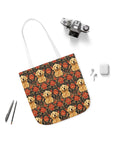 Golden Pawsatronic Tapestry Canvas Tote Bag