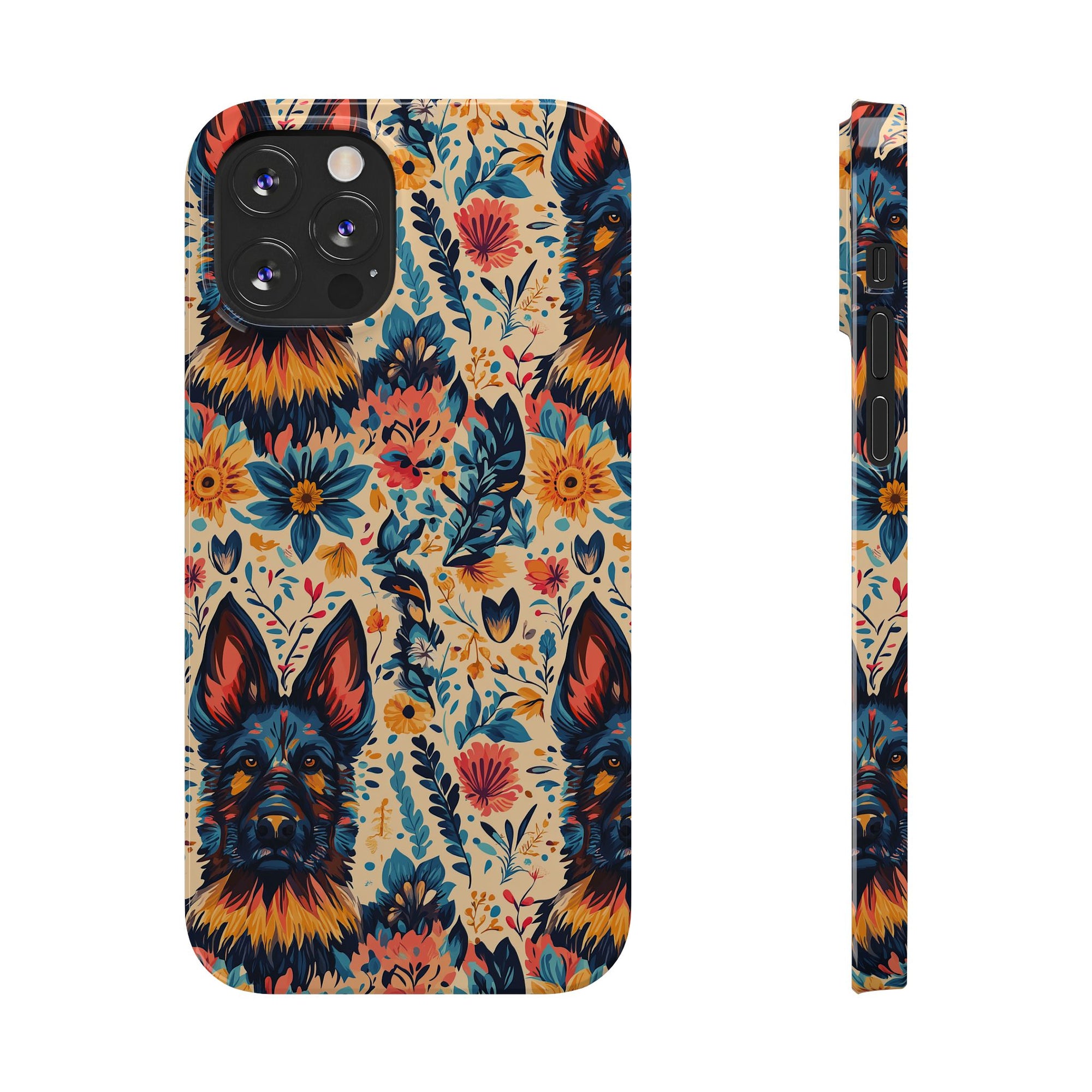 Bloomhound Shepherd Sentinel Slim Phone Cases