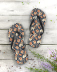 Blooming Bulldog Beauty Flip Flops