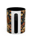 Beagle Blossoms Accent Coffee Mug