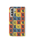 Frenchie Pop Art Pawfection Grid Flip Cases