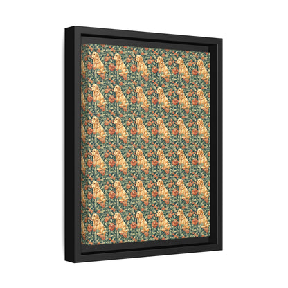 Blooming Goldie Glam Matte Canvas, Framed