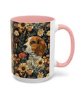 Beagle Blossoms Accent Coffee Mug