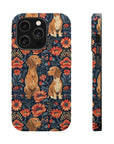 Floral Pawsome Dachsund Delight Magnetic Tough Cases