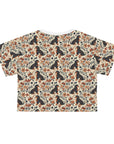 Blossoming Dachshunds Delight Crop Tee