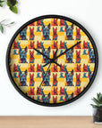 Dane-tastic Marvelous Mutt Mode Wall Clock