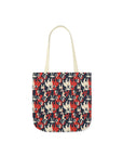 Bulldoggy Bliss Chomper Canvas Tote Bag